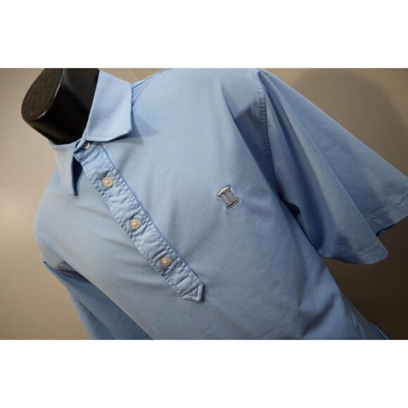 FootJoy Golf Polo Athletic Blue Dry Fitting Golf Shirt Mens Size Medium - Picture 2 of 8